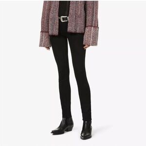 Paige Vedugo ankle skinny jeans black size 26